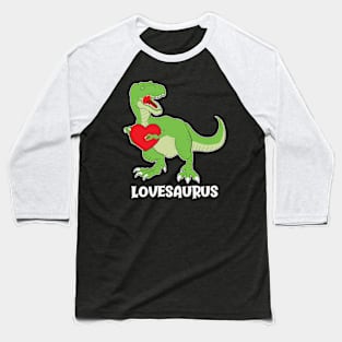 Dinosaur Love Baseball T-Shirt